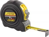 Рулетка Stayer Profi Arex, противоударный корпус, упрочненное полотно, 5 м, 25 мм