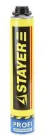 Пена Stayer Pro профессиональная полиуретановая, для монтажного пистолета, всесезонная, 750 мл