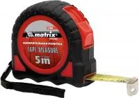 Рулетка Strong, 5 м х 19 мм, обрезиненный корпус, Matrix