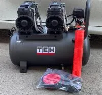 Воздушный бесшумный компрессор, безмасляный TAC 50 L (420 л/м)